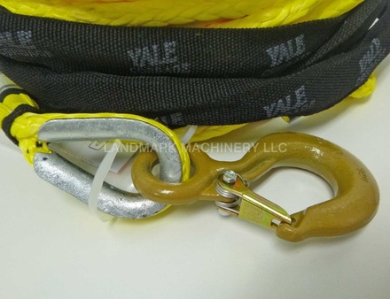 Winch Rope - 3/8"x 100' Ultrex HP w/ Steel Hook